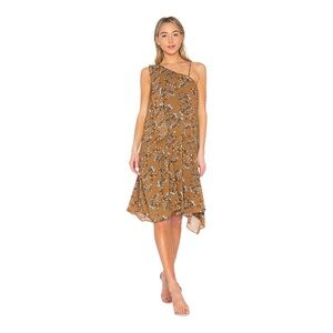 Elliatt Song Dress in Cocoa Based Print XS 🧡